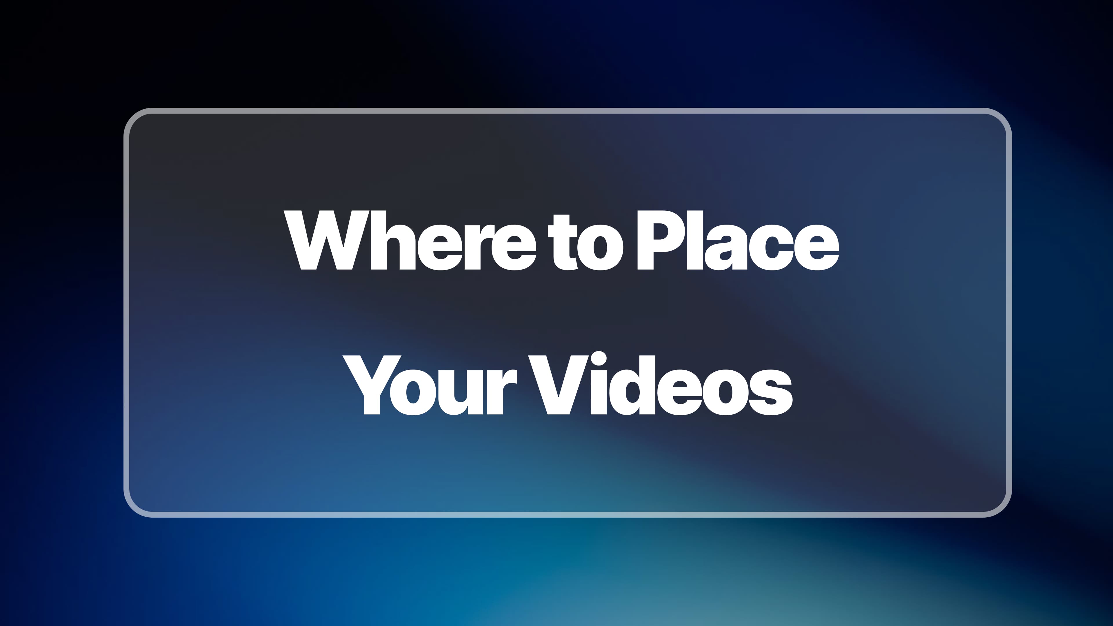 Where to Place Videos on Your Ecommerce Site to Drive Sales