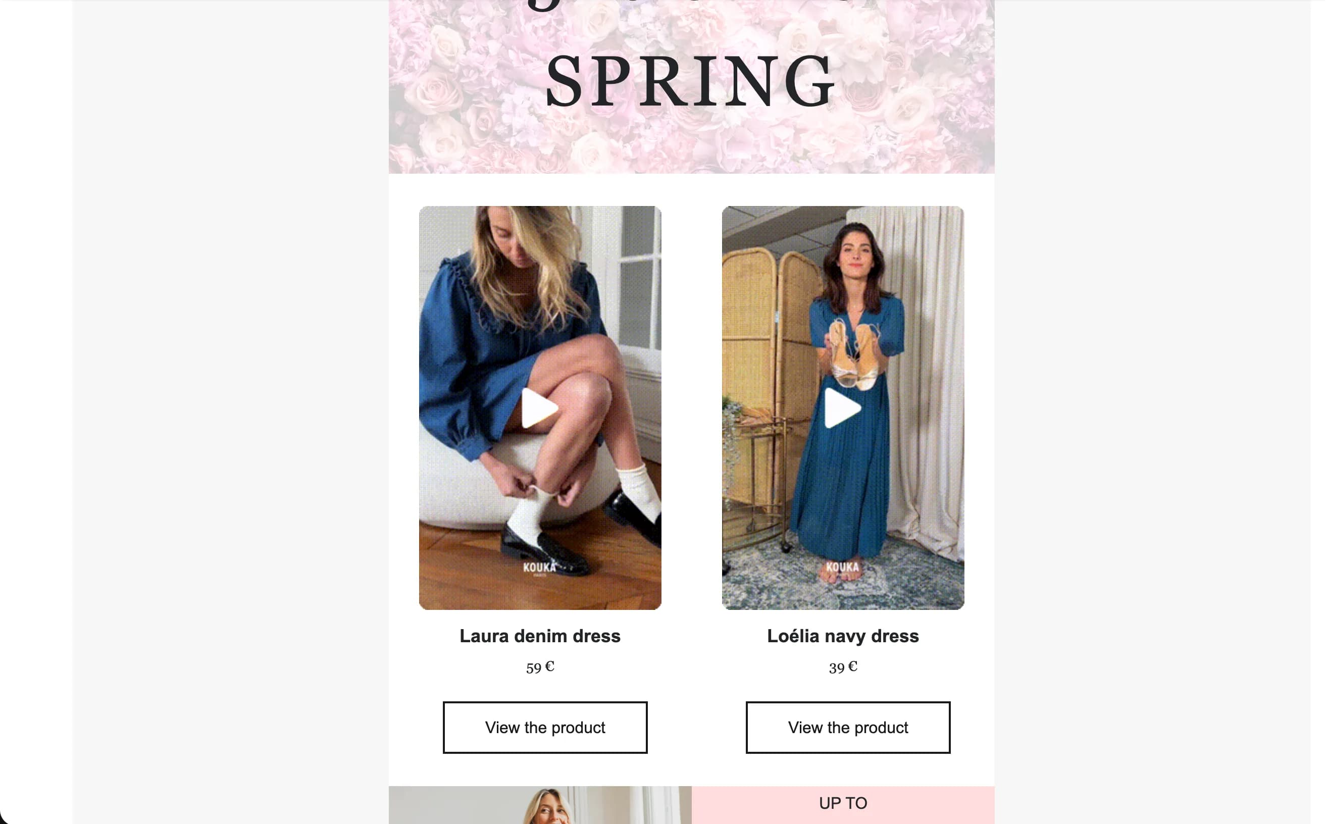 Page produit avec PlayShorts