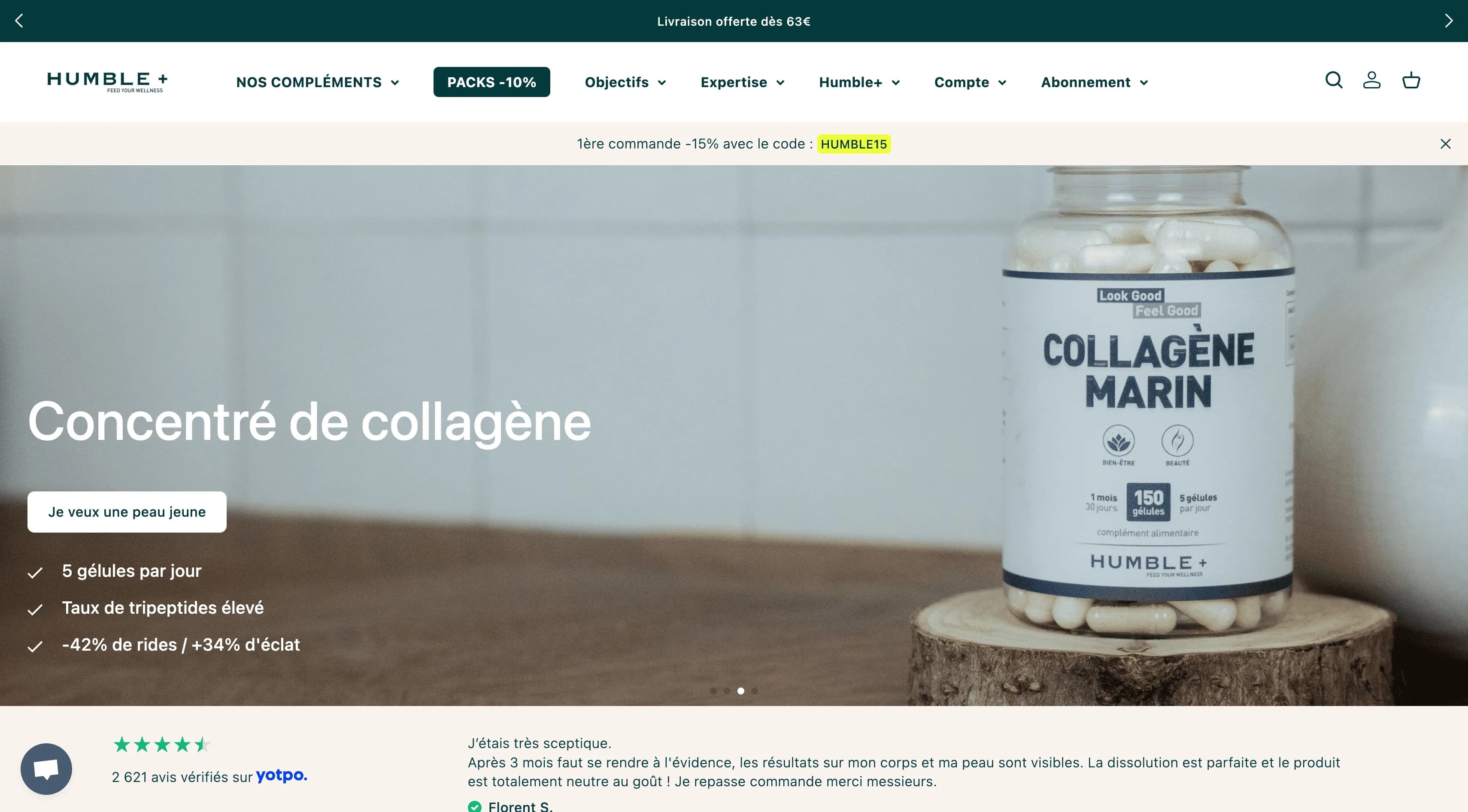 Page produit sans PlayShorts